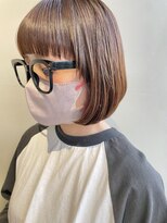 ヘアー アイス 御器所本店(HAIR ICI)&nbsp;30代40代ボブフェイスレイヤー白髪ぼかしカラー脱白髪染め