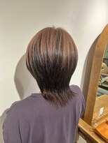 ヘアーポケット 恵比寿(hair pocket)&nbsp;デザインカラーウルフ/髪質改善/艶カラー/小顔カット/30代/40代