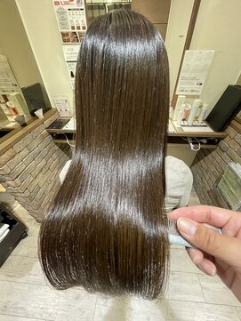 ハピネス クローバー 八木店(Happiness CLOVER) 白髪ぼかし髪質改善40代艶髪ロングヘア