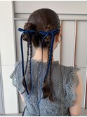 ヘアアレンジ/タイトアレンジ/お呼ばれヘア/結婚式ヘア