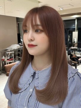 アマトウキョウ アユンチェ(AMA TOKYO×AYUNCHE) 韓国スタイル/ナチュラルくびれヘア_くびれ巻き_レイヤーカット