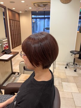 暖色コンパクトショート