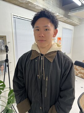 メンズパーマ/ショートパーマ/スパイキーショート