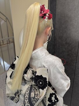 ミラ(Mila) 成人式★振袖ヘア艶感ポニー