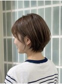 髪質改善縮毛矯正ハイライトショートカット30代40代