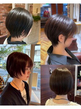 ルシア(LUCIA)の写真/似合わせショートヘアはお任せ！髪質や骨格に合わせたカットで魅力を最大限に引き出す☆