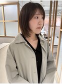 久保田)フェイスレイヤーボブ地毛風縮毛矯正ストレート