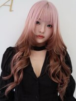 ナナ(NANA) レイヤーカット/ウルフカット/ホワイトブロンド/外ハネボブ/美髪