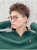 スパイキーショート アクティブショート フェザーパーマ