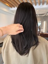 クラン エン バイ ヘッドライト 二子玉川店(clan en. by HEADLIGHT) ラベンダーグレージュ/レイヤーカット