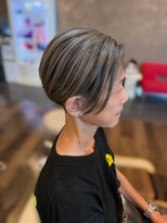 スタイル 皆実店(STYLE)&nbsp;バレイヤージュ刈り上げスタイル