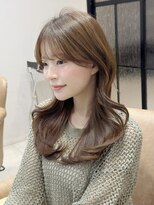 グランド(GRAND)&nbsp;セミロング30代40代ストレートレイヤー前髪なし前髪あり表参道