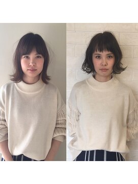 ルアウ 岡本店(LUAU) ＃イメチェン推し【旬の外ハネスタイリングにハイライト】