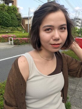 テラバイアフロートシーグラスコテージ (terra by afloat SEAGLASS COTTAGE) 大人ボブ ナチュラルボブ 二子玉川 テラバイアフロート松子