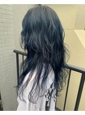 ロングウルフ×ネイビーブルー