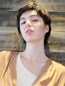 アルバム 渋谷パルコ(ALBUM) ニュアンスショート_外ハネボブアッシュブラウン_36711