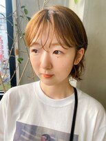 テトヘアー(teto hair)&nbsp;レイヤー　ボブ　軽め　ウルフ　明るめ　ハイトーン　ayame