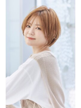 ミチオ ノザワ ヘアサロン ギンザ(Michio Nozawa HAIR SALON Ginza) 小顔大人ショート × 艶髪ブラウン 絶壁解消【瀧上丈司】