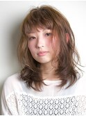 20代30代に☆ゆるふわエアリーパーマ×艶髪ブラウン