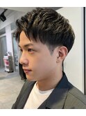 アップバングショート　名駅/名古屋/メンズヘア/メンズ