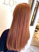 ラビスモア(Lovis moa)&nbsp;切りっぱなしボブ/ピンクブラウン/エアリーロング/美髪のススメ