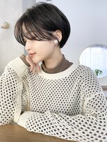 サークル(circle) 大人可愛い20代30代40代50代小顔ショートボブ丸みショートくびれ