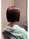 切りっぱなしボブ
