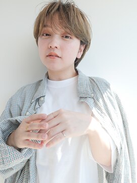 ネオリーブアイム 横浜西口店(Neolive aim) 大人可愛い束感 耳掛けひし形小顔丸みショートボブ【近藤】横浜