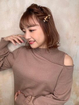 ニスル 町田店(NISURU) 似合わせカット/大人ガーリー/ダークアッシュ/着物/町田/町田駅