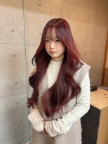 ミリヘアー(mili hair) 韓国ヘア　カシスカラー