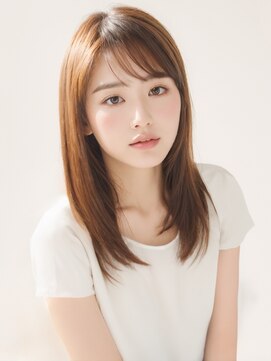ジョウインアンドエマ(JOWIN AND EMMA) 20代30代大人かわいい/斜めバング/シルキーベージュ/前髪/くびれ