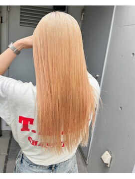 レーベン(LEBEN) 【ブリーチ２回から】ペールオレンジ★