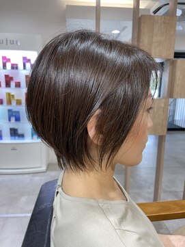 クラン(Chlan) 大人ショート×耳かけ×イメチェン秋冬ブラウンカラー