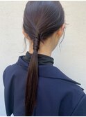 大人気！ドレスヘアローポニーテール二次会モテ髪
