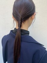 フェンヘアーアイス 中目黒(Fen.hair ici)&nbsp;大人気！ドレスヘアローポニーテール二次会モテ髪