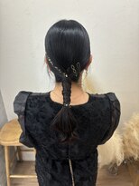 エフバイラブランシュ 大宮東口店(ef by La Blanche)&nbsp;箔付きタイトヘアアレンジ/大宮東口タイトヘアアレンジ