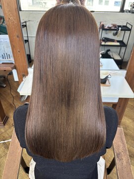 ヘアリゾート リノ(Hair resort Lino) 髪質改善ミネコラトリートメント×透明感ベージュカラー