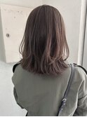 ミディアムレイヤー ブランジュ ブリーチなしカラー 横浜駅 横浜