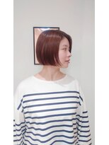 エミー(aimee)&nbsp;ヘイリーボブ×艶カラー