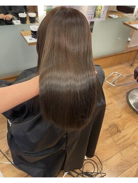 クレア 茅ヶ崎(CREA) 酸性ストレート/髪質改善/縮毛矯正/うる艶/ドライヤーでまとまる