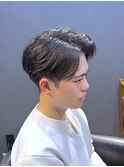 ビジネスツーブロックショート サイドパート ニュアンスフェザー