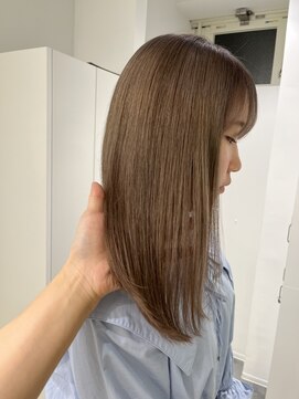 コレクティブワーク 表参道 渋谷(COLLECTIVE WORK) ベージュ系髪質改善ボブ縮毛矯正レイヤー20代30代40代[表参道]