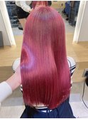 髪質改善＊くびレイヤーピンクベージュ＊美髪【Zina船橋】