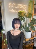 ネイビーボブ