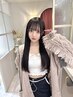 前髪カット＋プレミアムカラー＋髪質改善美髪プレミアム￥33000→￥28600