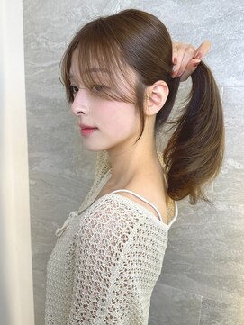 ロンドアヴァントゥス 池袋(Lond aventus) オリーブグレー/ボブ/顔周り/小顔/レイヤー/髪質改善/縮毛矯正