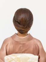 ムクプラス(mucu plus)&nbsp;訪問着和髪スタイル