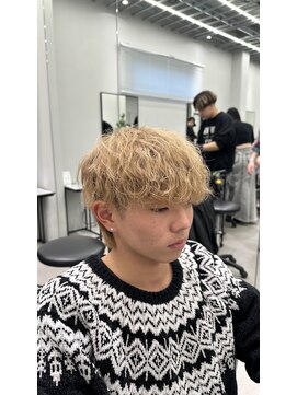 フェザーパーマ/メンズパーマ/ブリーチパーマ/[大分駅]