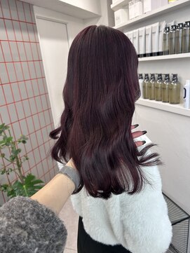 ペレ 渋谷(PELE) ミディアムヘア/暗めカラー/グランマッシュ/渋谷