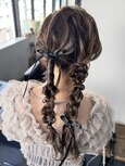 ツインテール/ツインヘア/ツインアレンジ/結婚式ヘアアレンジ